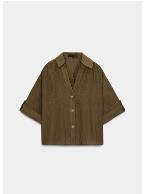 ZARA Flowy Short Sleeve Shirt